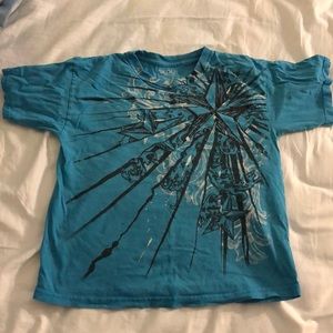 Blue Graphics T-Shirt